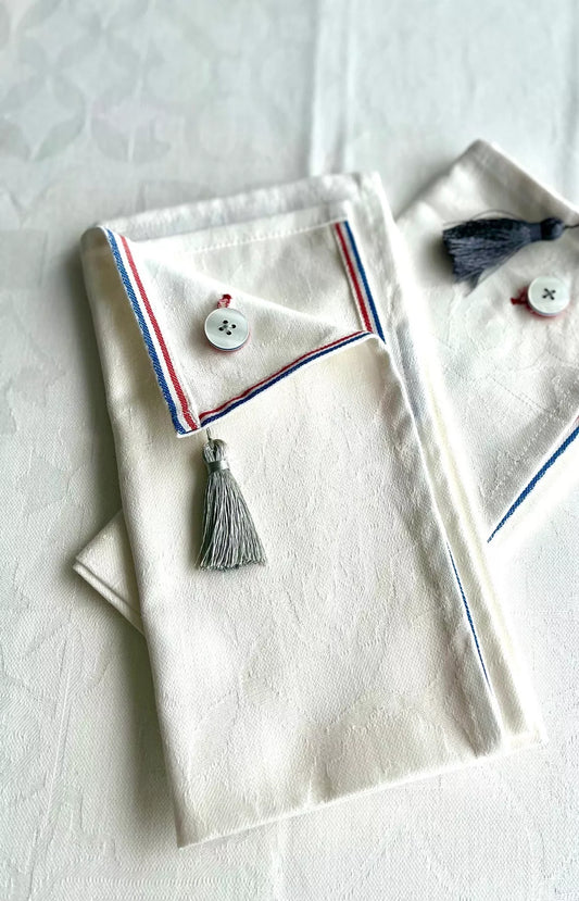 Stoff-Servietten weiß