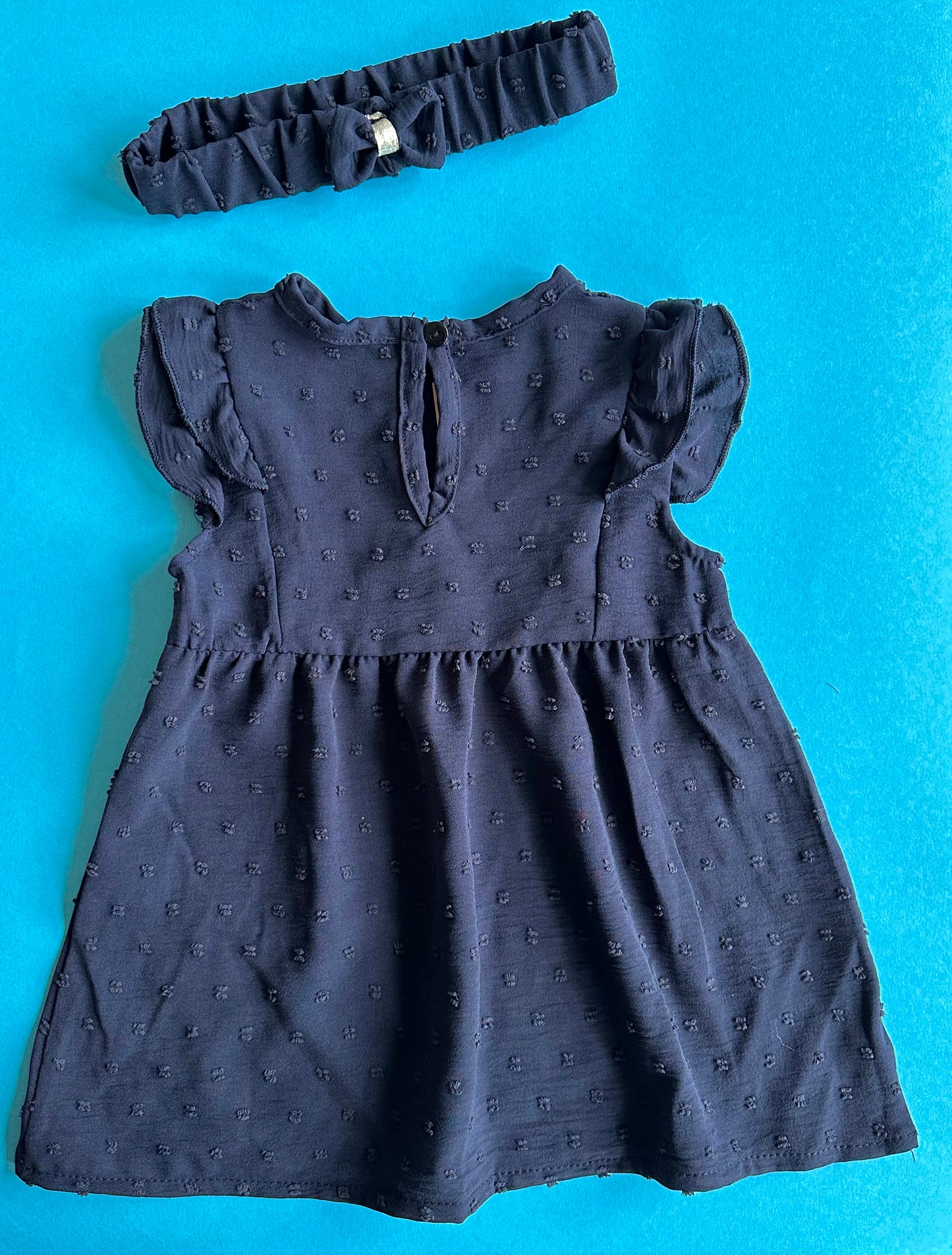 Babydoll - Kleid für Mädchen mit passendem Stirnband
