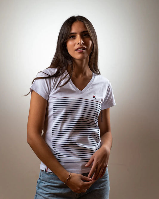 La Marinière Maritimes T-shirt aus Bio-Baumwolle