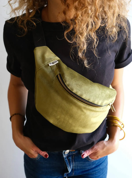 Bauchtasche Samt Bananentasche Samt aus Frankreich