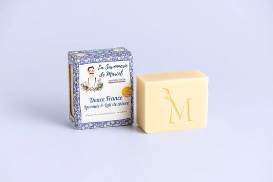 Douce France: BIO Seife mit Lavendel und Ziegenmilch, 140g