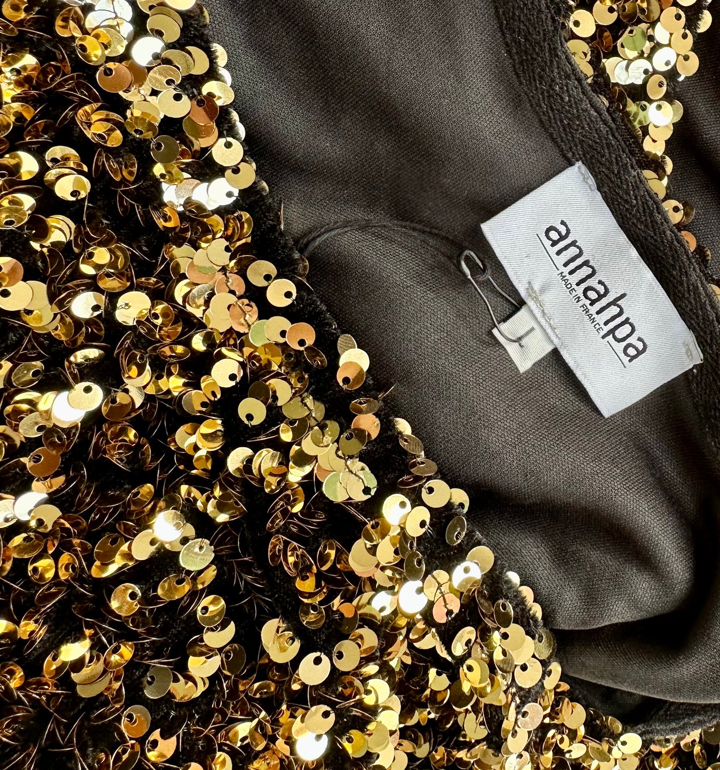 Pailletten-Kleid gold