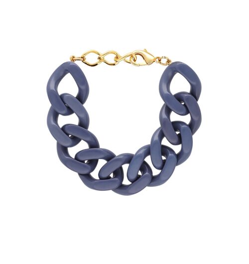 Kettenarmband flat chain in vielen Farben