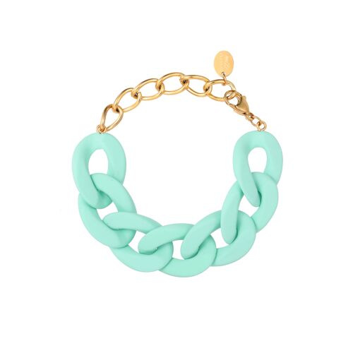 Kettenarmband flat chain in vielen Farben