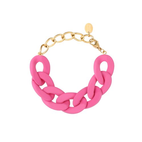 Kettenarmband flat chain in vielen Farben