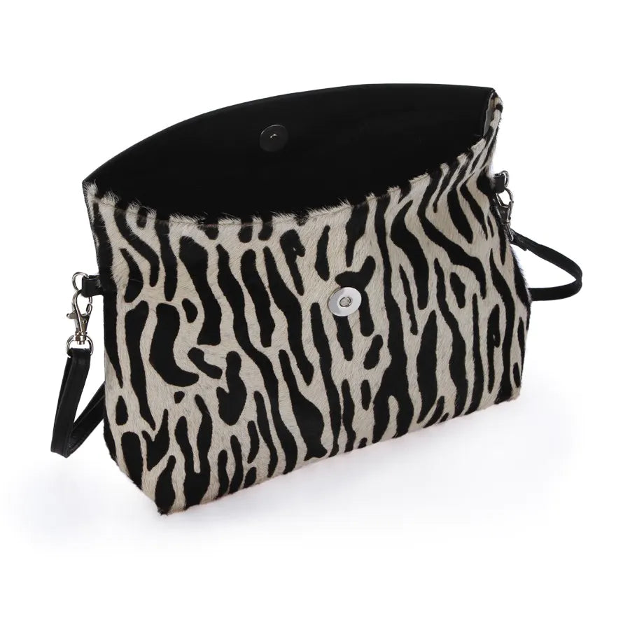 Zebra Crossbody Pouch / Clutch / Tasche