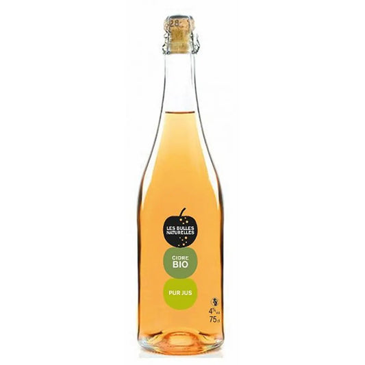 Cidre Brut Bio Bretagne Frankreich Les bulles naturelles