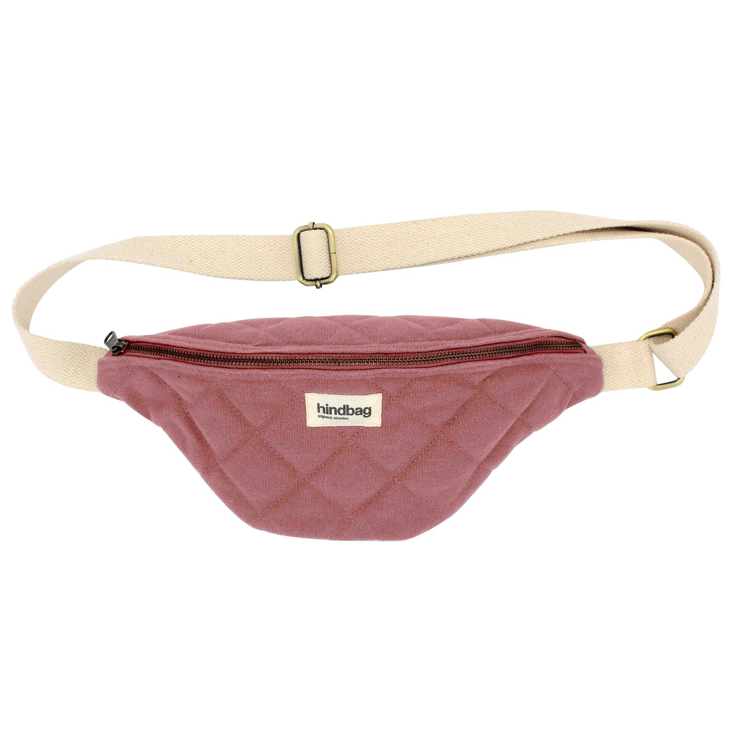 Bauchtasche altrosa rosé Hindbag Biobaumwolle Bio